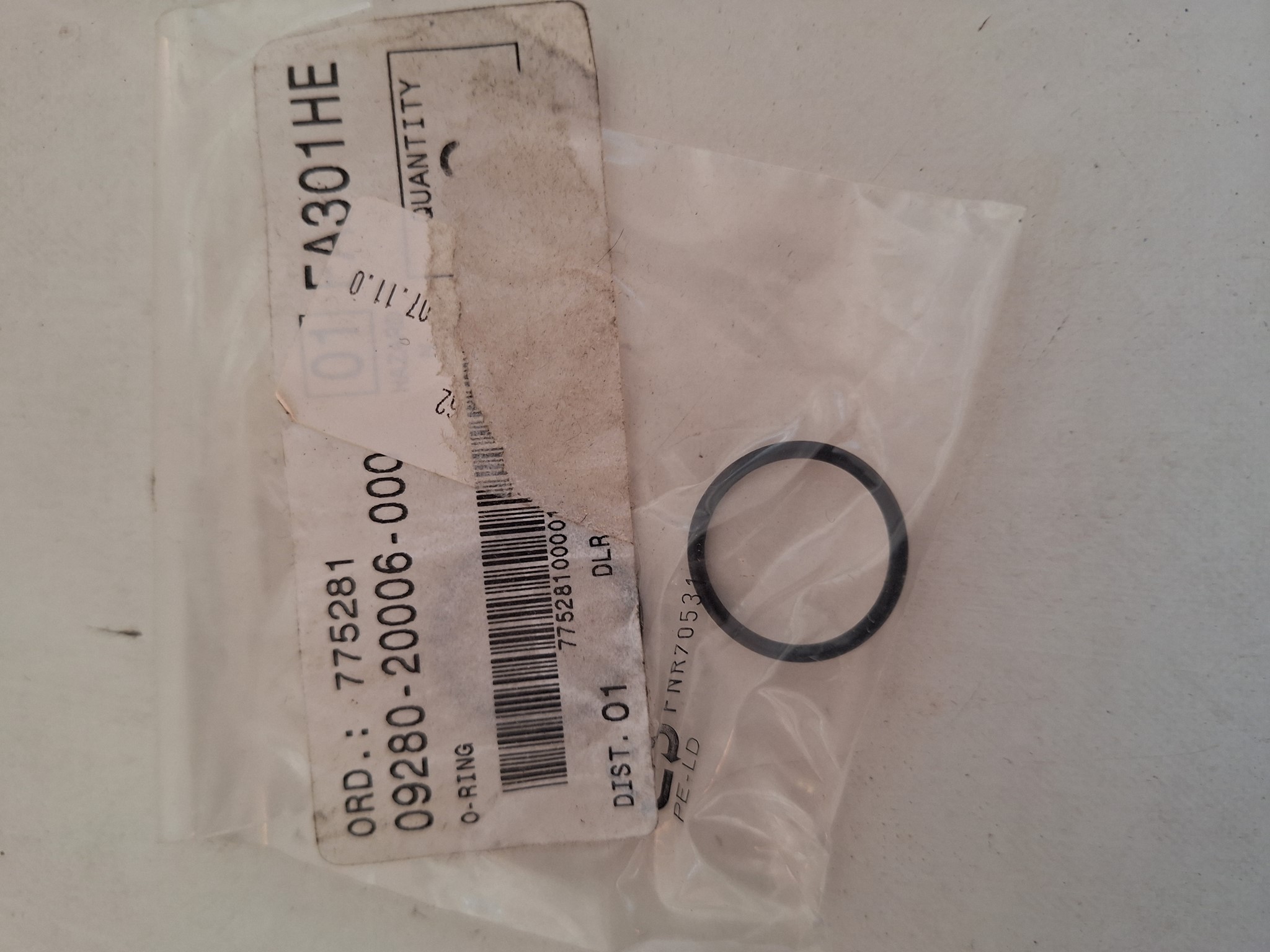 Bild von SUZUKI  ORING  09280-20006